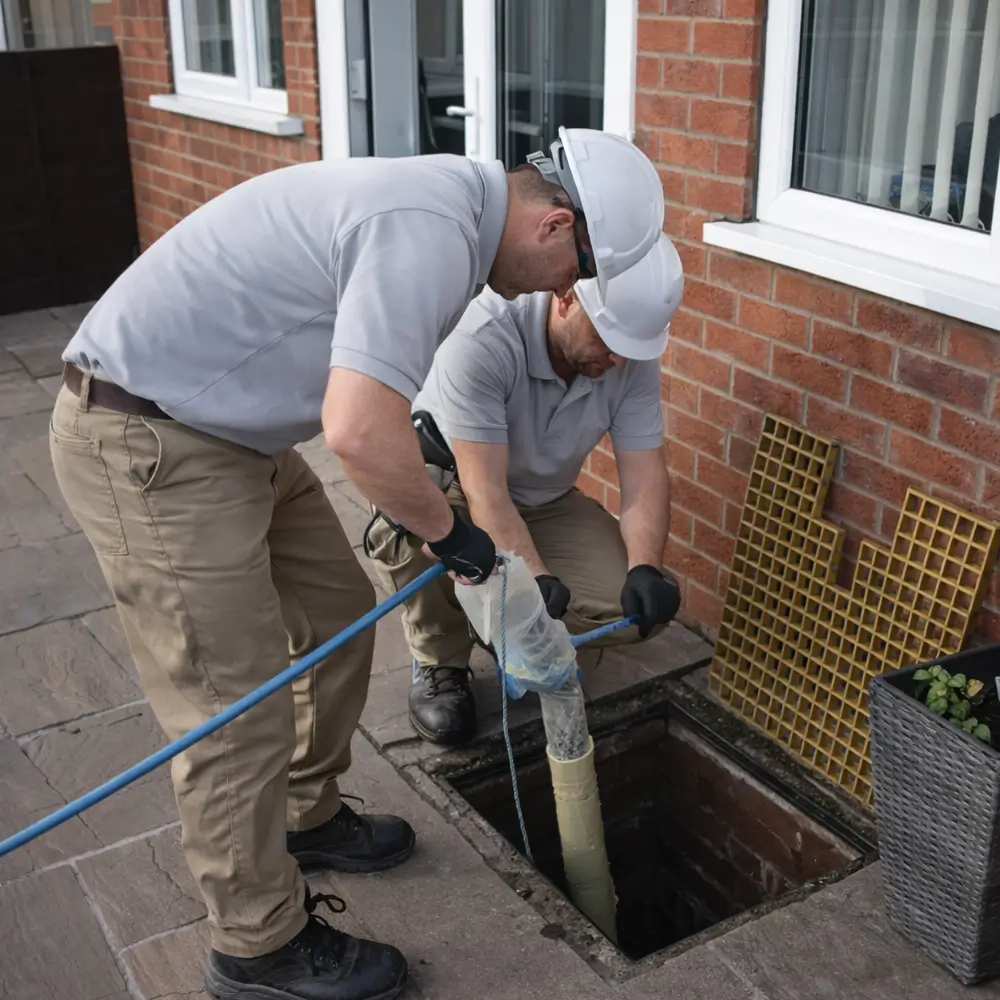 Blocked drain repair service in Banstead